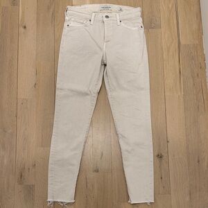Lucky Brand Cream Skinny Jeans